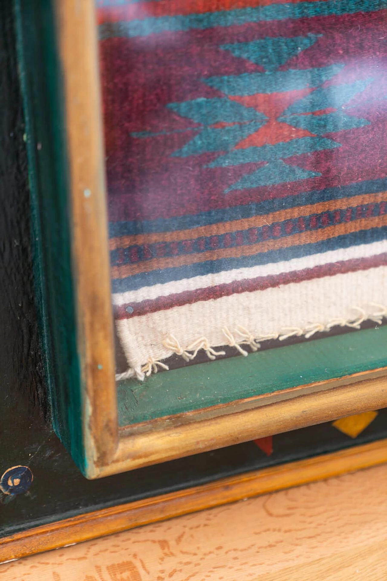 Quadro messicano in legno, anni '90 1406580