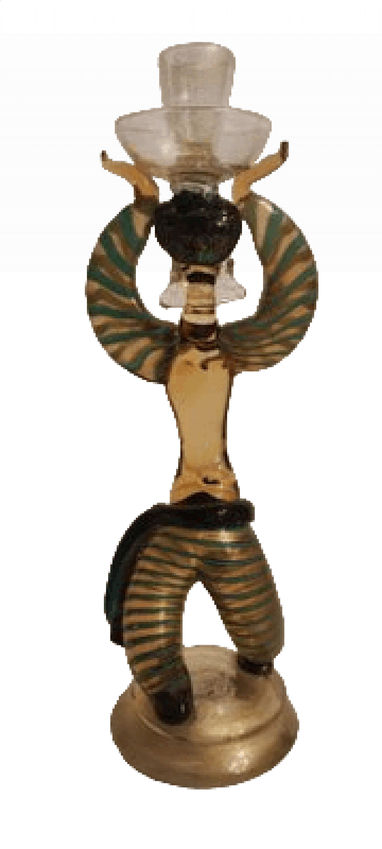 Odalisque candleholder in Murano glass, 1950s 22