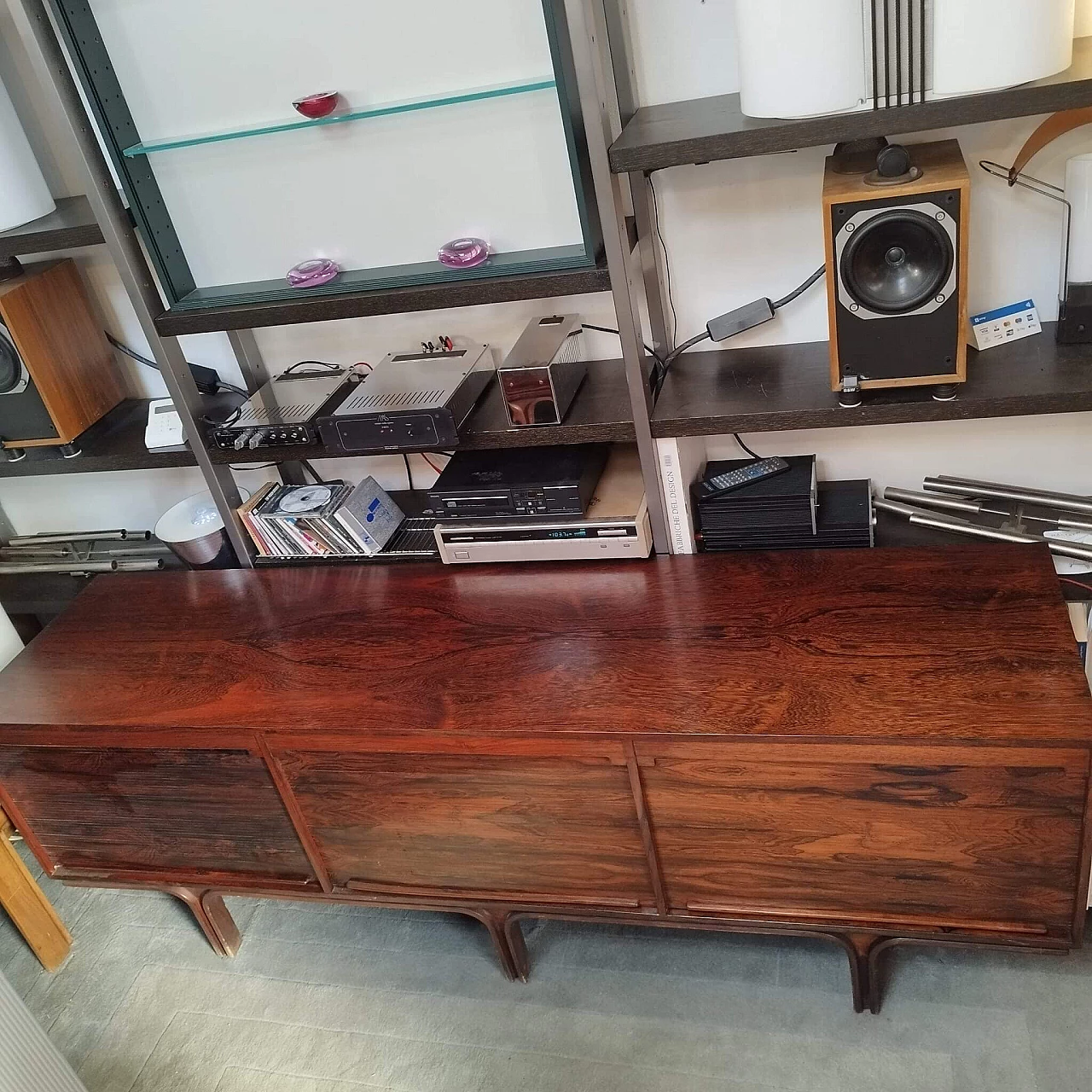 Rosewood sideboard by Gianfranco Frattini for Bernini, 1960s 3