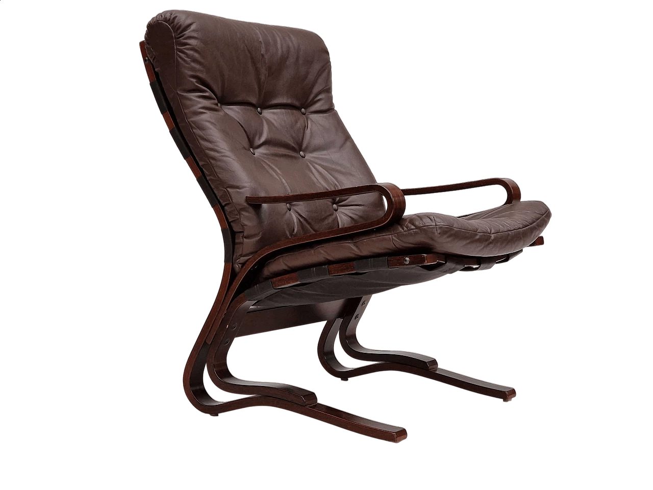 Kengu armchair by Else and Nordahl Solheim for Rybo Rykken, 1970s 16