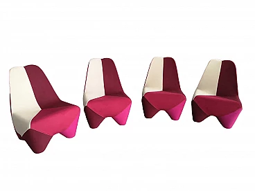 4 Binta armchairs by Philippe Bestenheider for Moroso