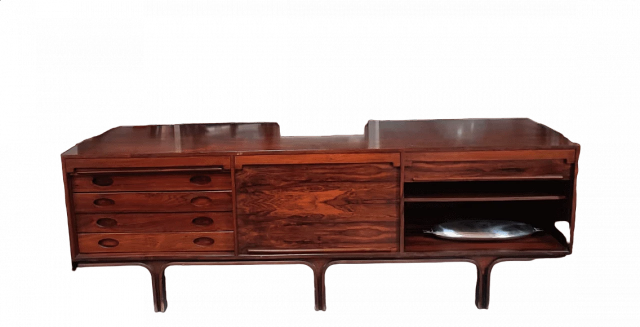 Rosewood sideboard by Gianfranco Frattini for Bernini, 1960s 5