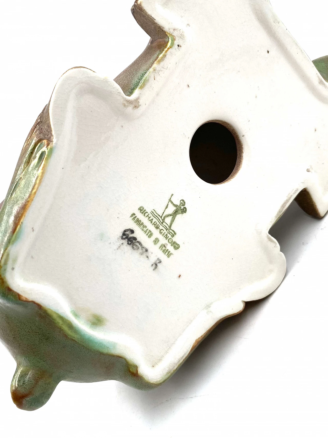 Ceramic crouching deer by Giovanni Gariboldi for Richard Ginori, 1940s 16