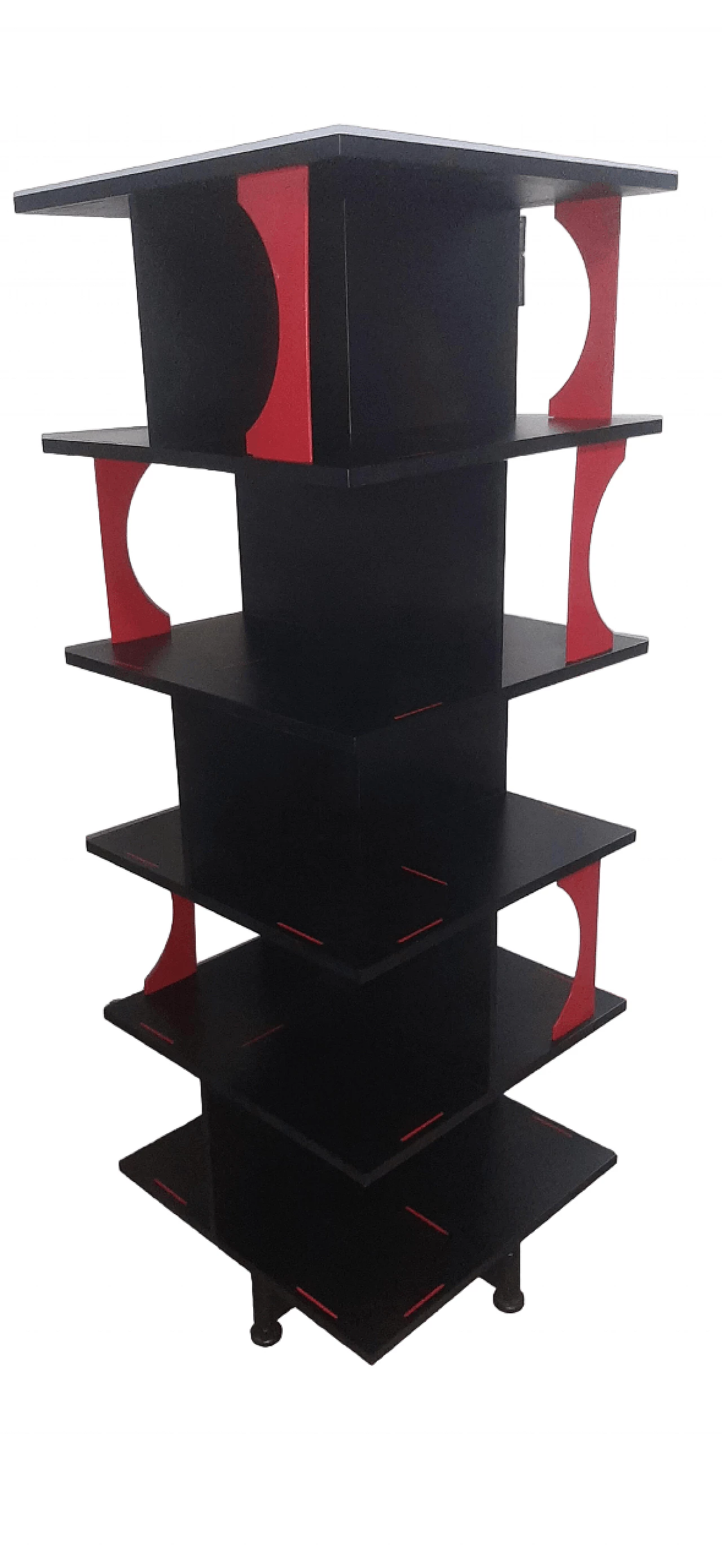 Swivel bookcase by Anna Castelli Ferrieri for Kartell, 1980s 5