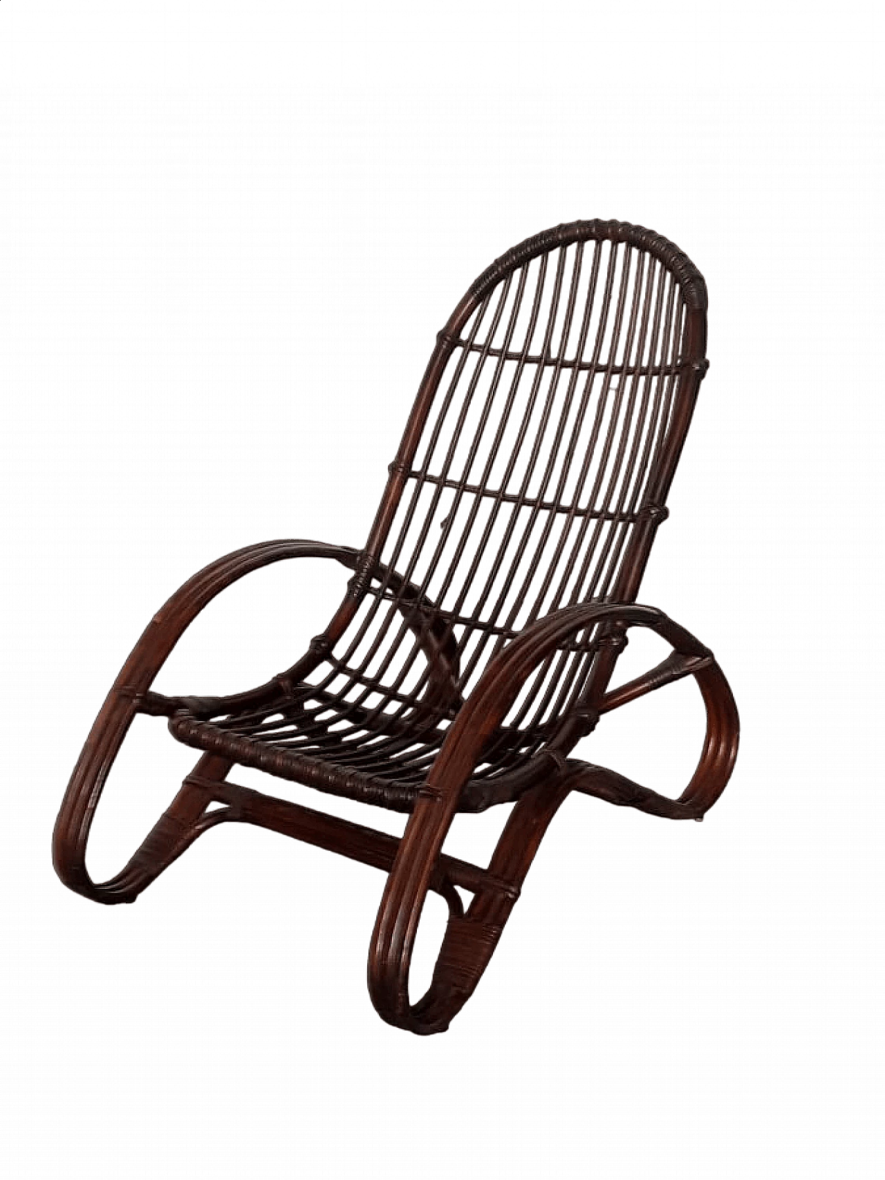 Poltrona in bambù, anni '60 17