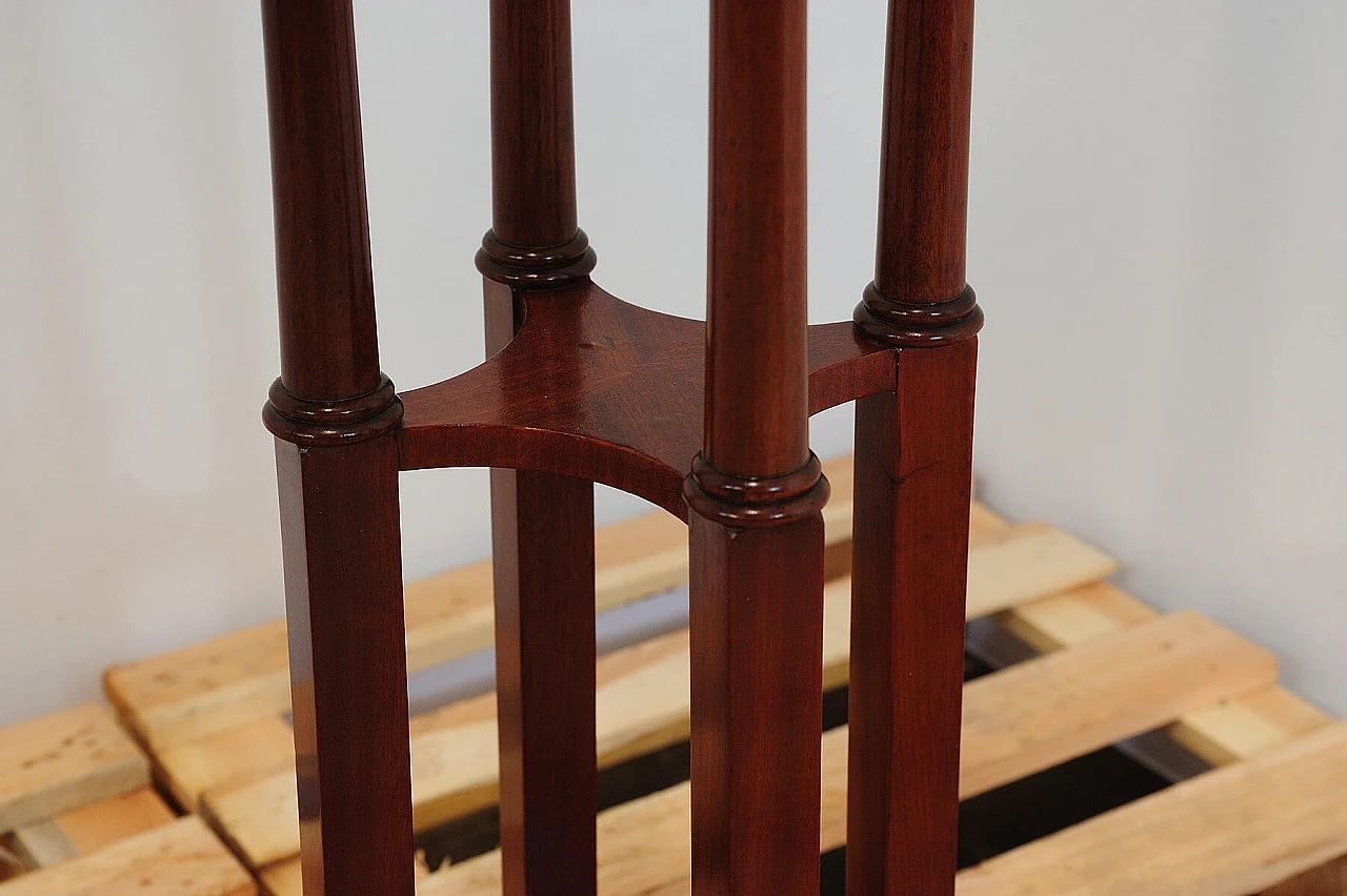 Viennese Secession walnut planter with gilded decoration, 1910s 5