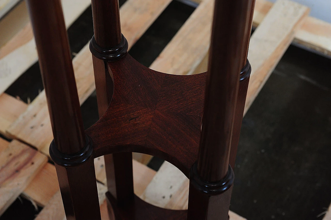 Viennese Secession walnut planter with gilded decoration, 1910s 11