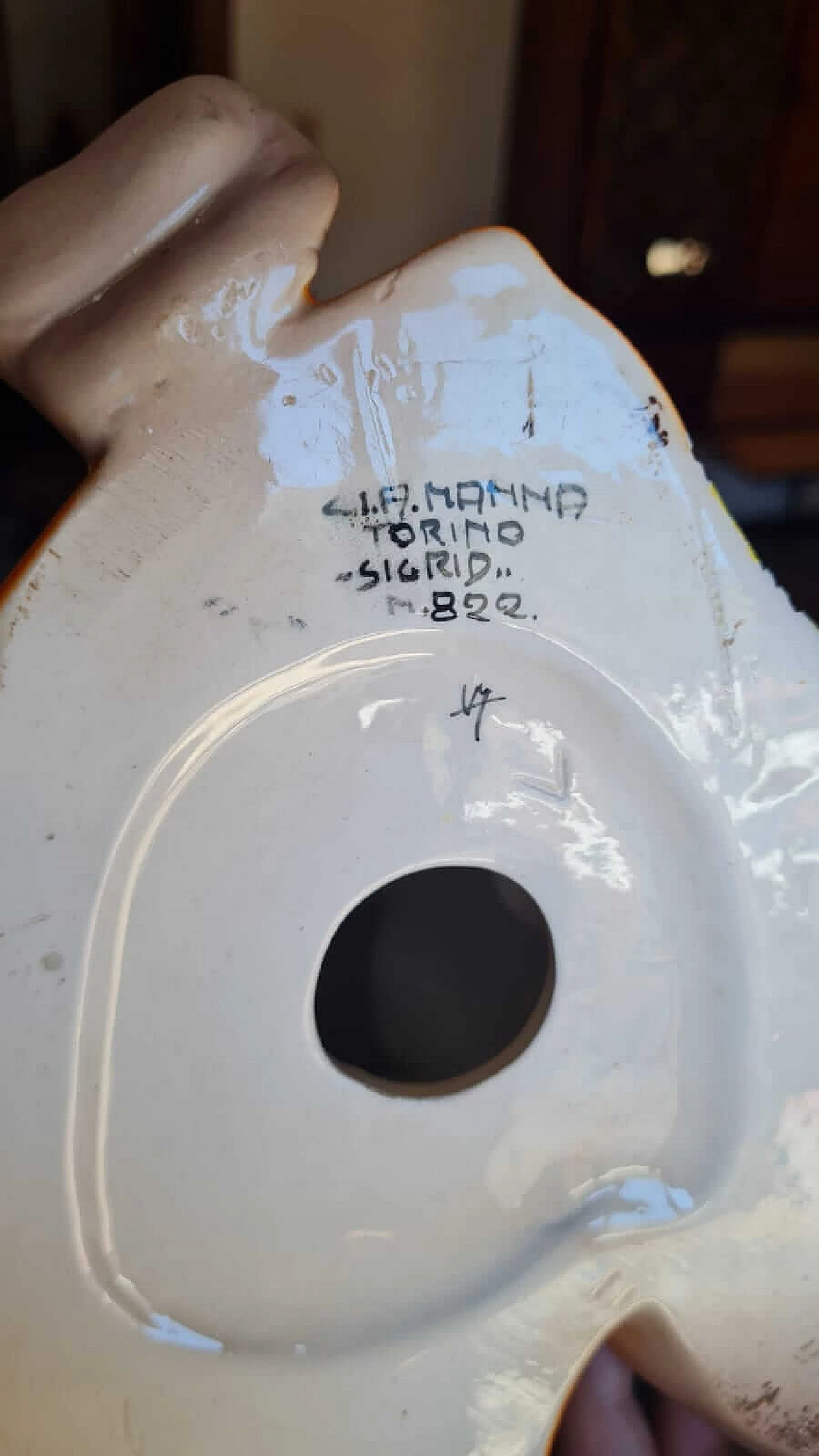 Scultura Sigrid in ceramica di C.I.A. Manna Torino, anni '40 3