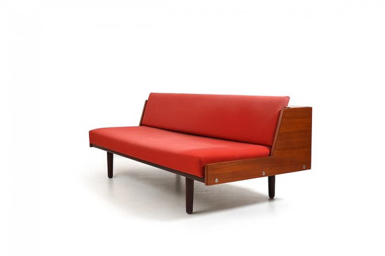 GE-258 teak dormeuse by Hans J. Wegner for Getama, 1960s 3