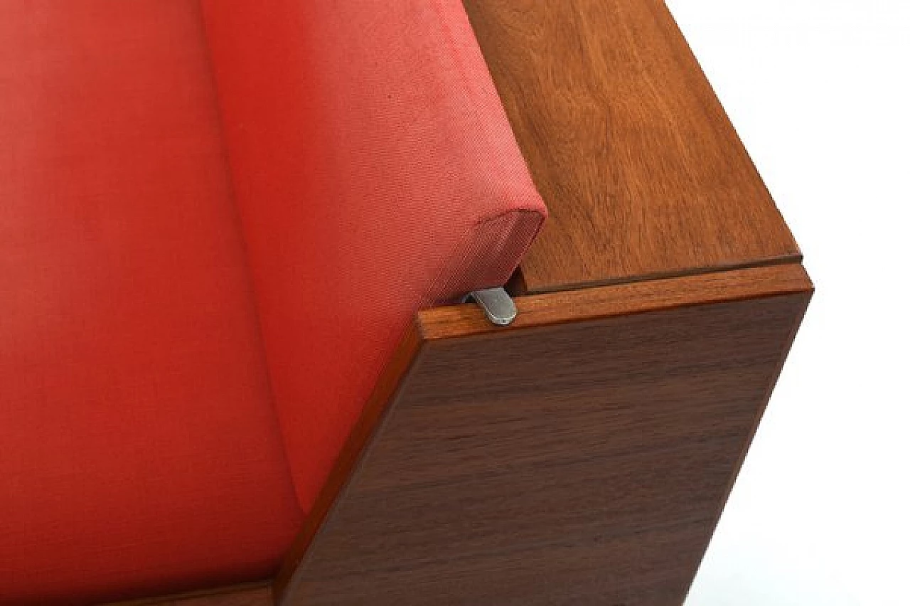 GE-258 teak dormeuse by Hans J. Wegner for Getama, 1960s 8