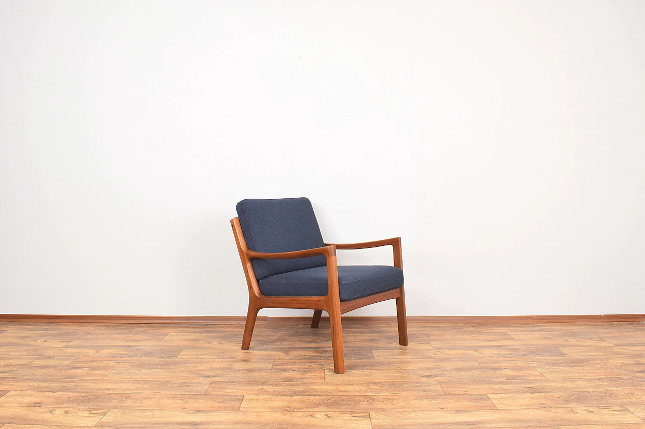 Pair of teak Senator armchairs by Ole Wanscher for France & Son, 1960s 6