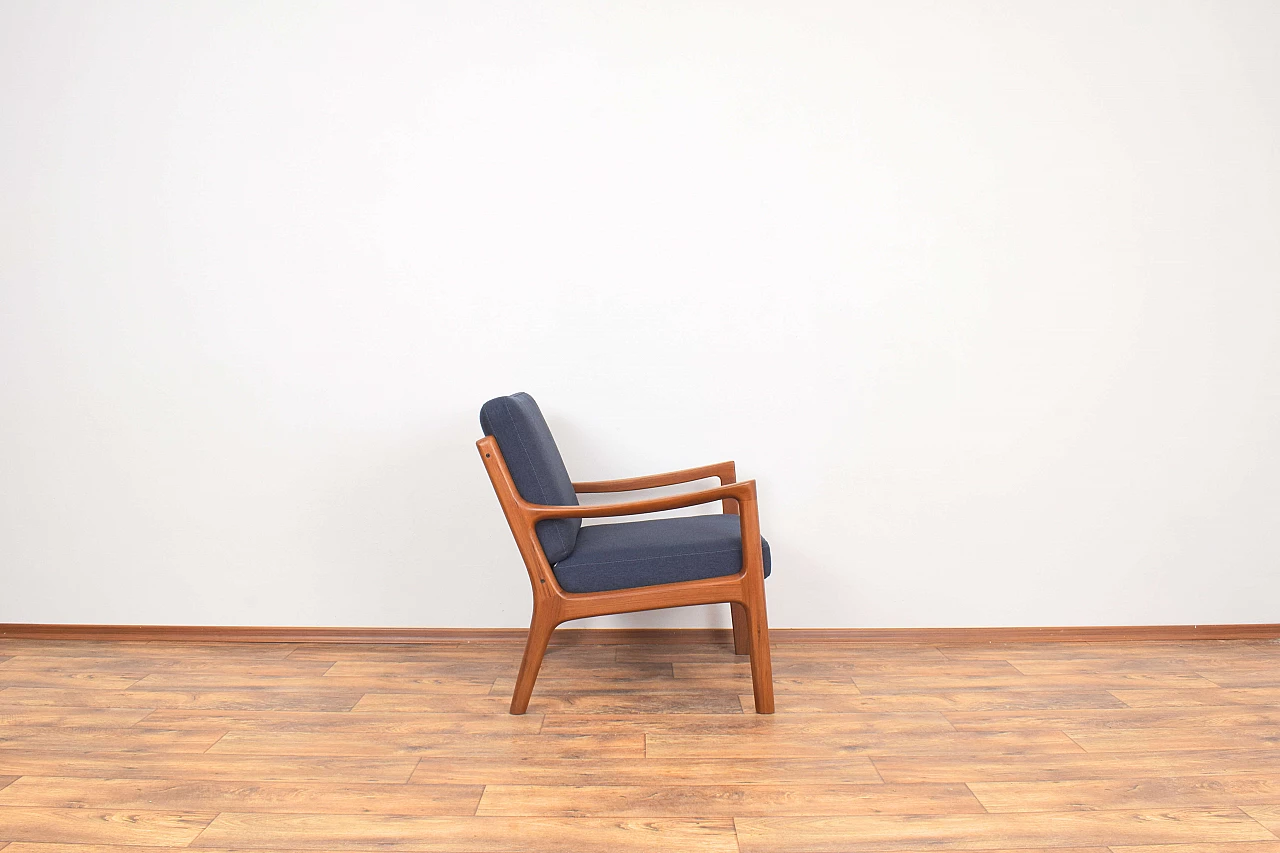 Pair of teak Senator armchairs by Ole Wanscher for France & Son, 1960s 7