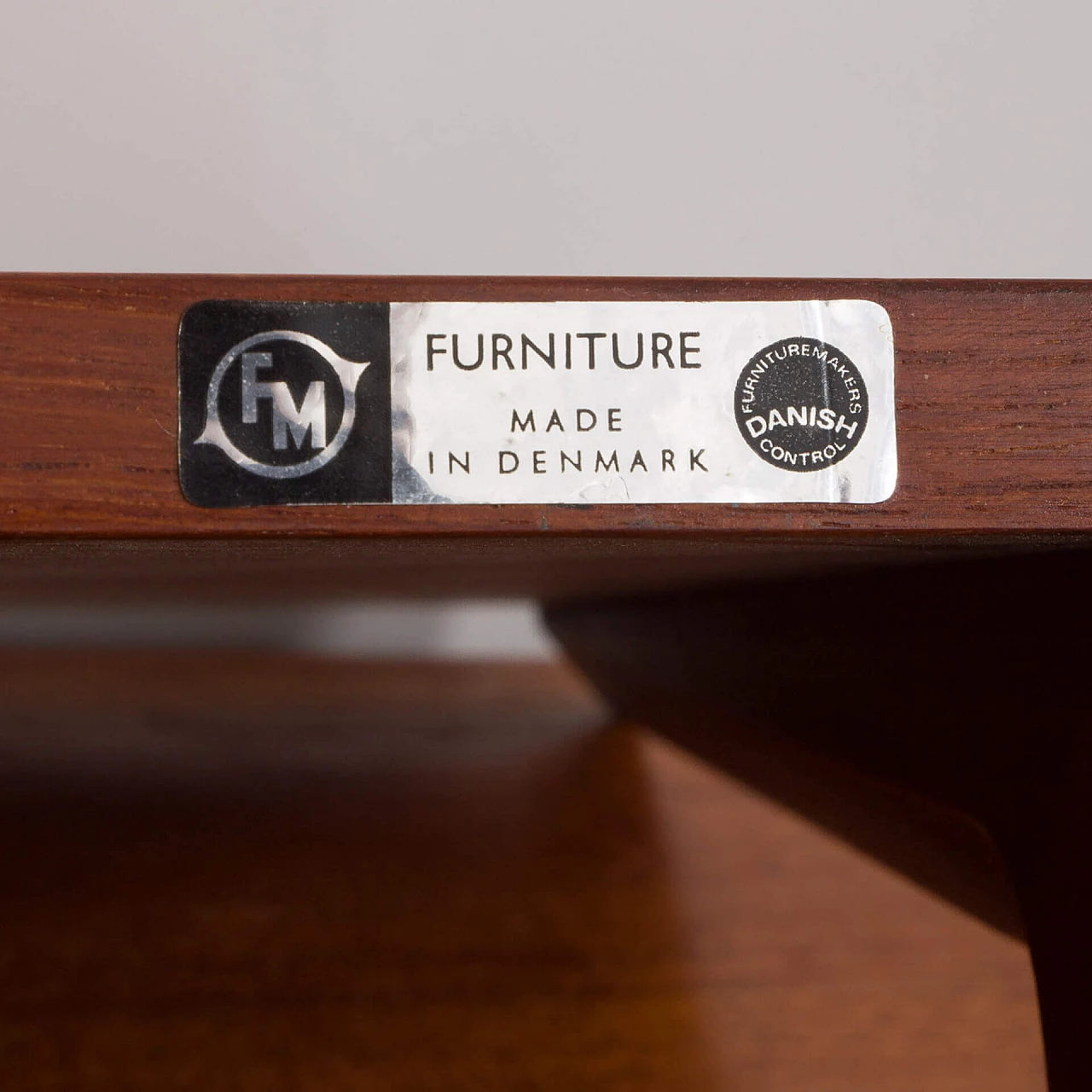 Teak hanging bookcase with desk by Kai Kristiansen for FM Mobler, 1960s 25