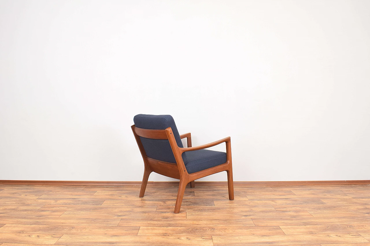 Pair of teak Senator armchairs by Ole Wanscher for France & Son, 1960s 9
