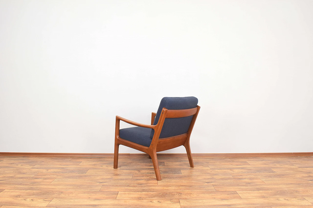 Pair of teak Senator armchairs by Ole Wanscher for France & Son, 1960s 10