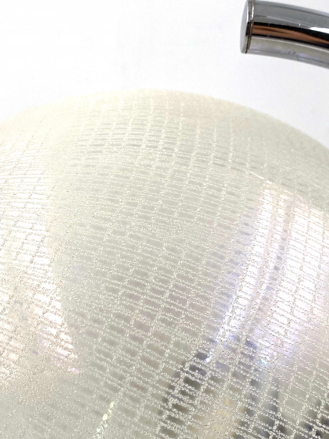 Glass, marble and metal table lamp by Mazzega, 1970s 15