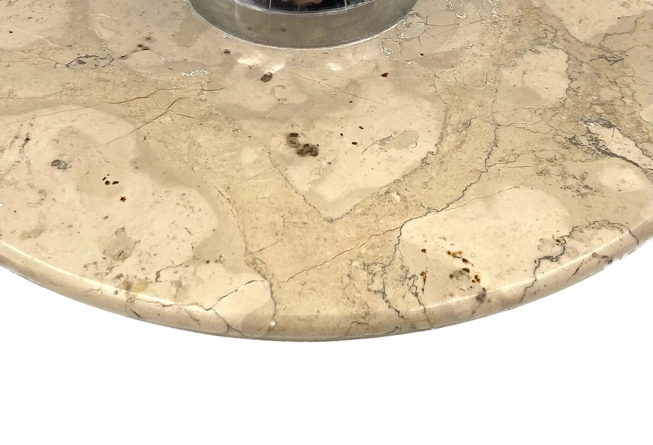 Glass, marble and metal table lamp by Mazzega, 1970s 19