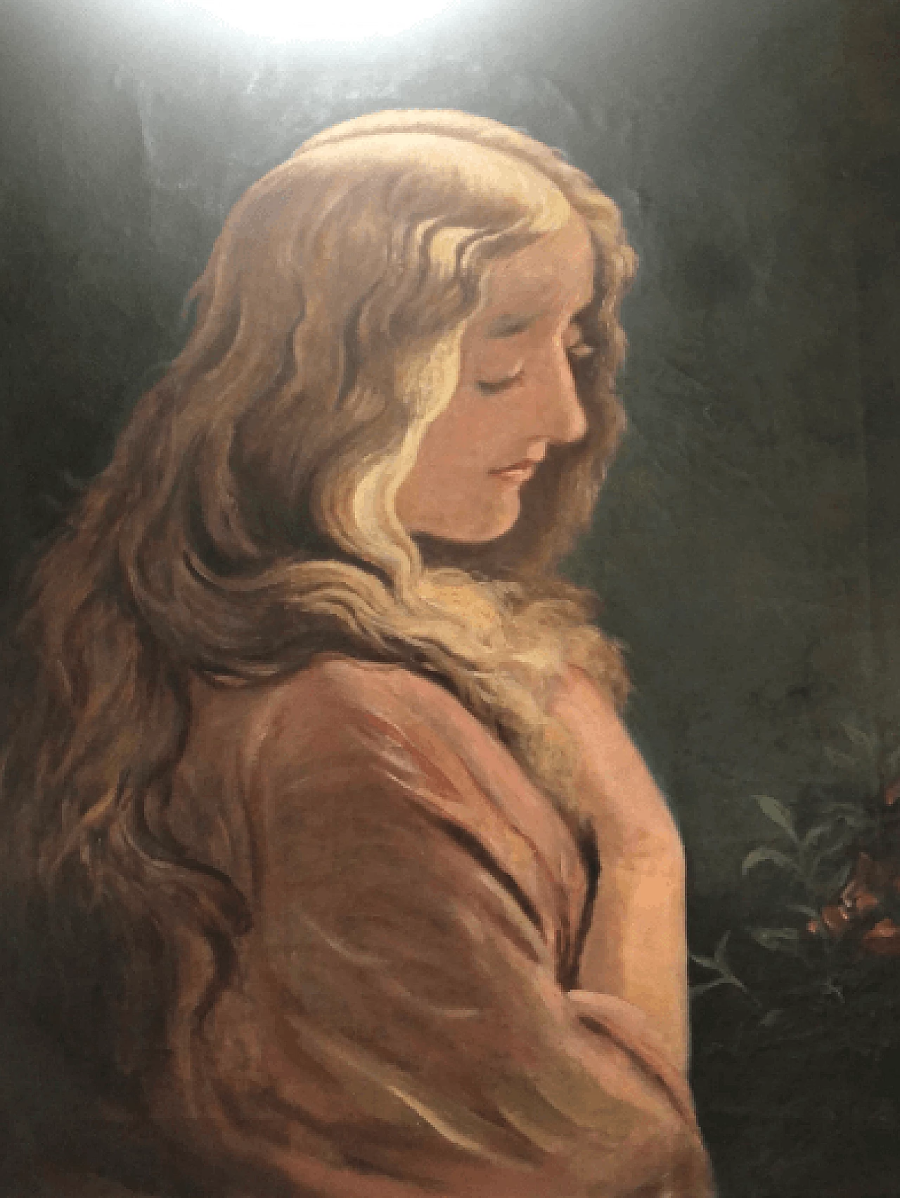 Ritratto di fanciulla, dipinto a olio su tela, inizio '900 4