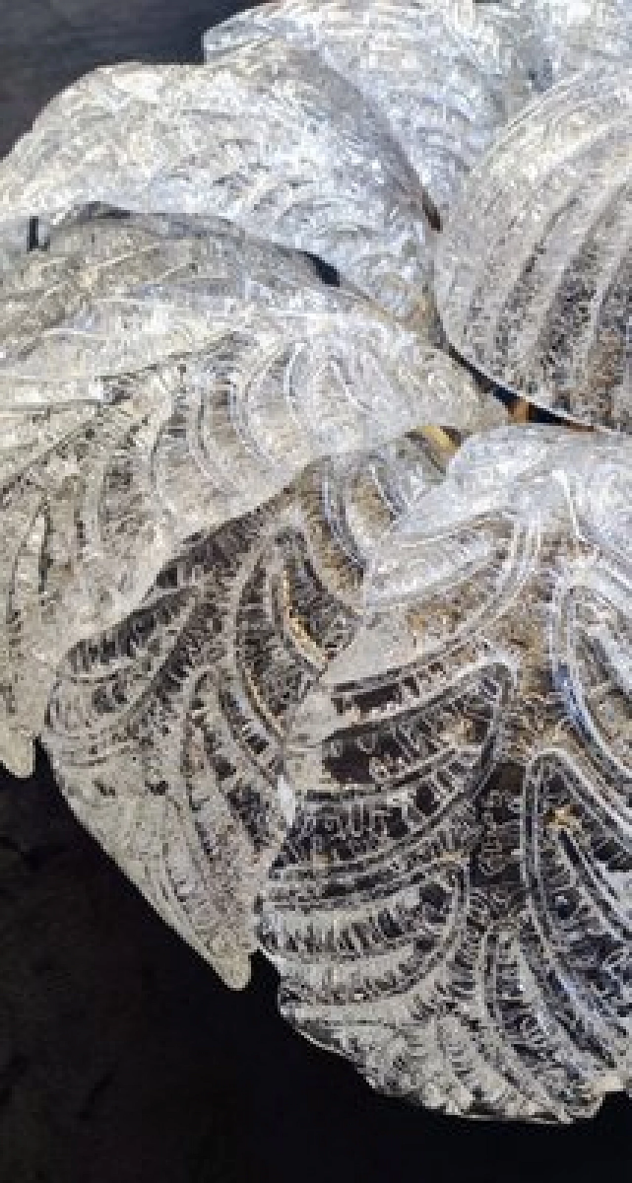 Murano glass ceiling lamp attributed to Barovier & Toso, 1980s 3