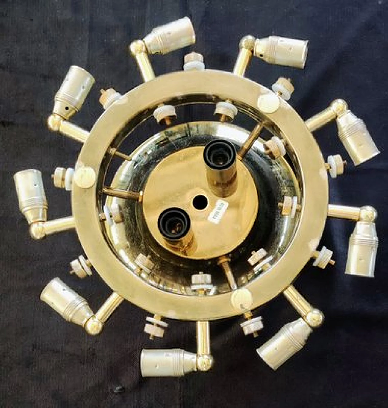 Murano glass ceiling lamp attributed to Barovier & Toso, 1980s 12