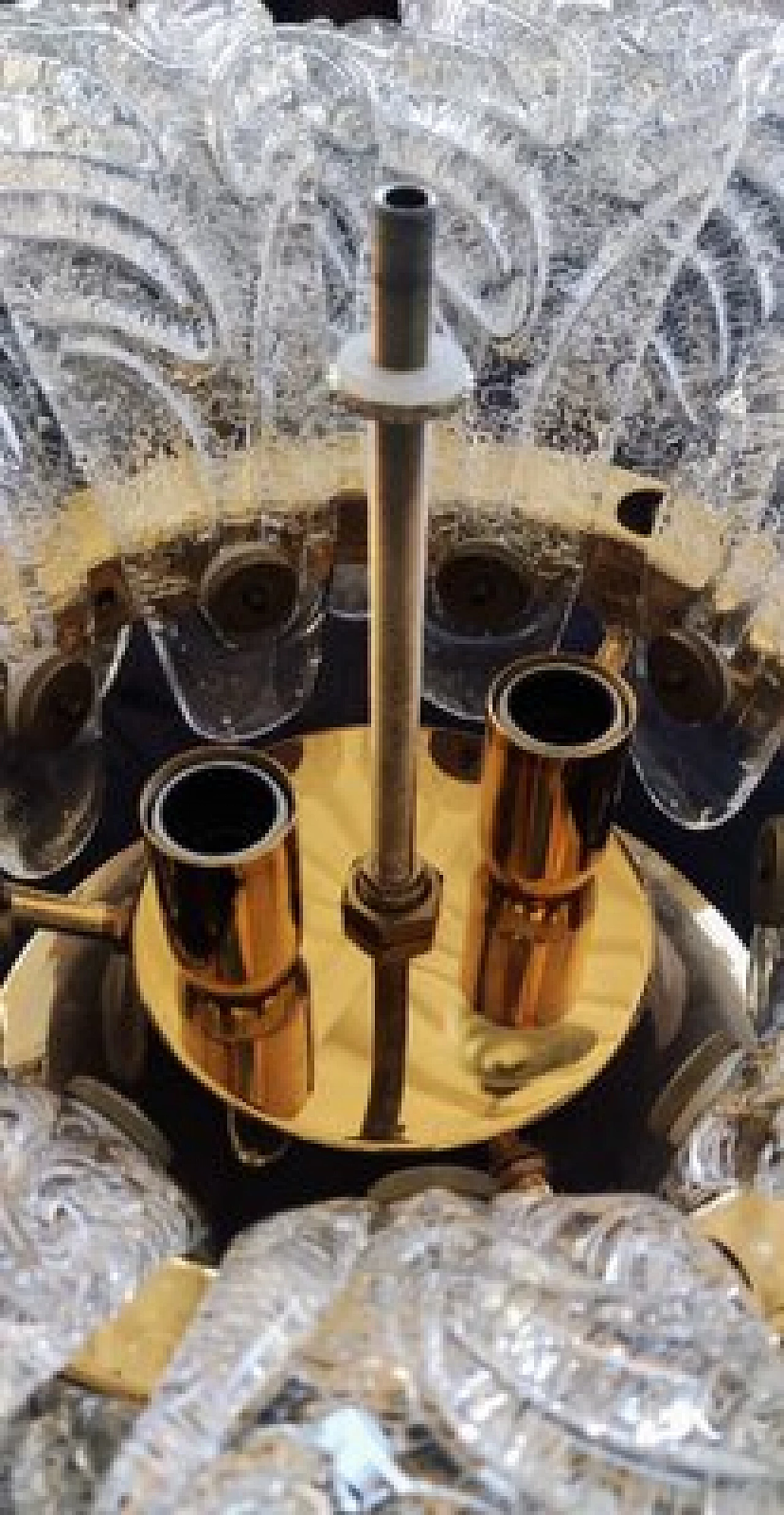 Murano glass ceiling lamp attributed to Barovier & Toso, 1980s 14