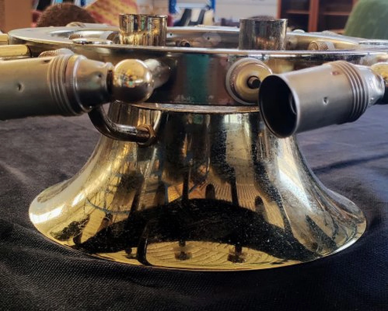 Murano glass ceiling lamp attributed to Barovier & Toso, 1980s 19