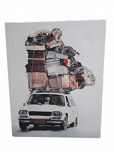 Francesco Sisinni, Cargo, oil on canvas, 2014