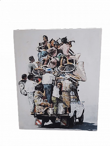 Francesco Sisinni, Cargo, dipinto ad olio su tela, 2014
