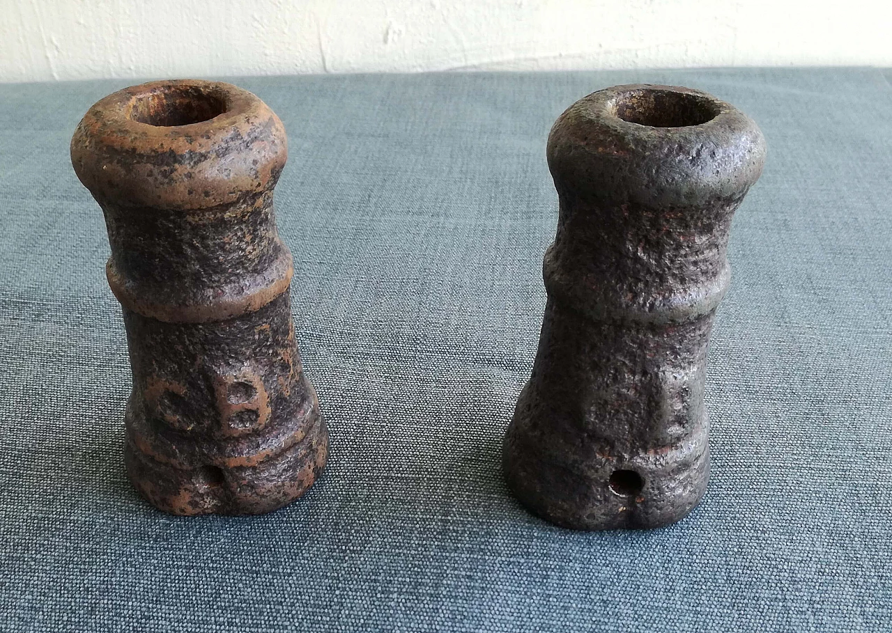 Pair of metal bombards, 19th century 2