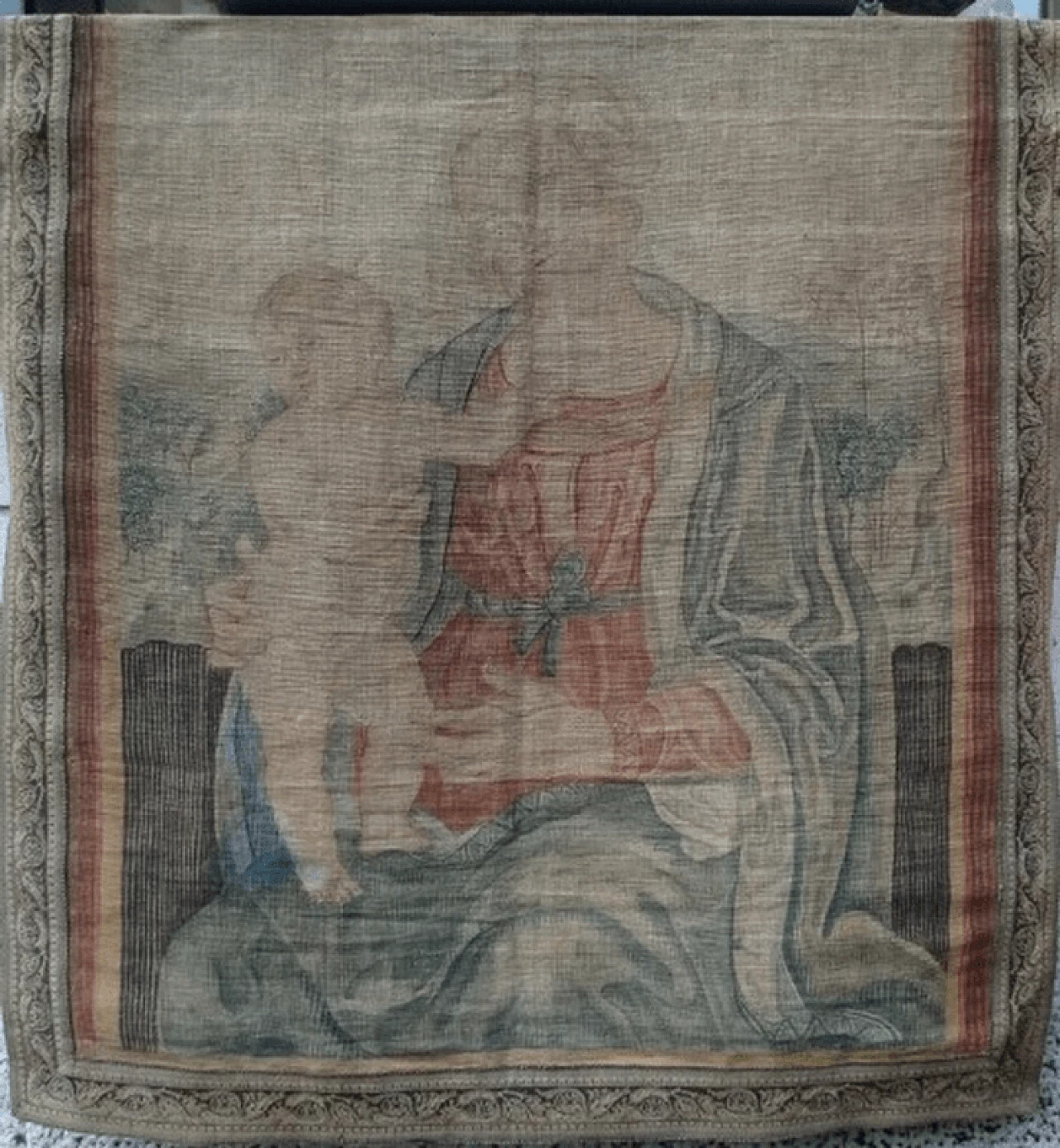 Tapestry with Madonna and Child, early 20th century 1