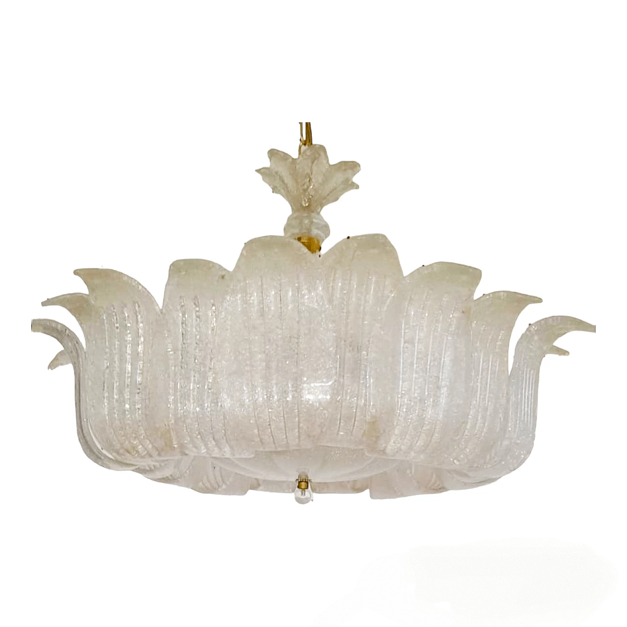 Murano glass ceiling lamp by Sylcom, 1980s 1