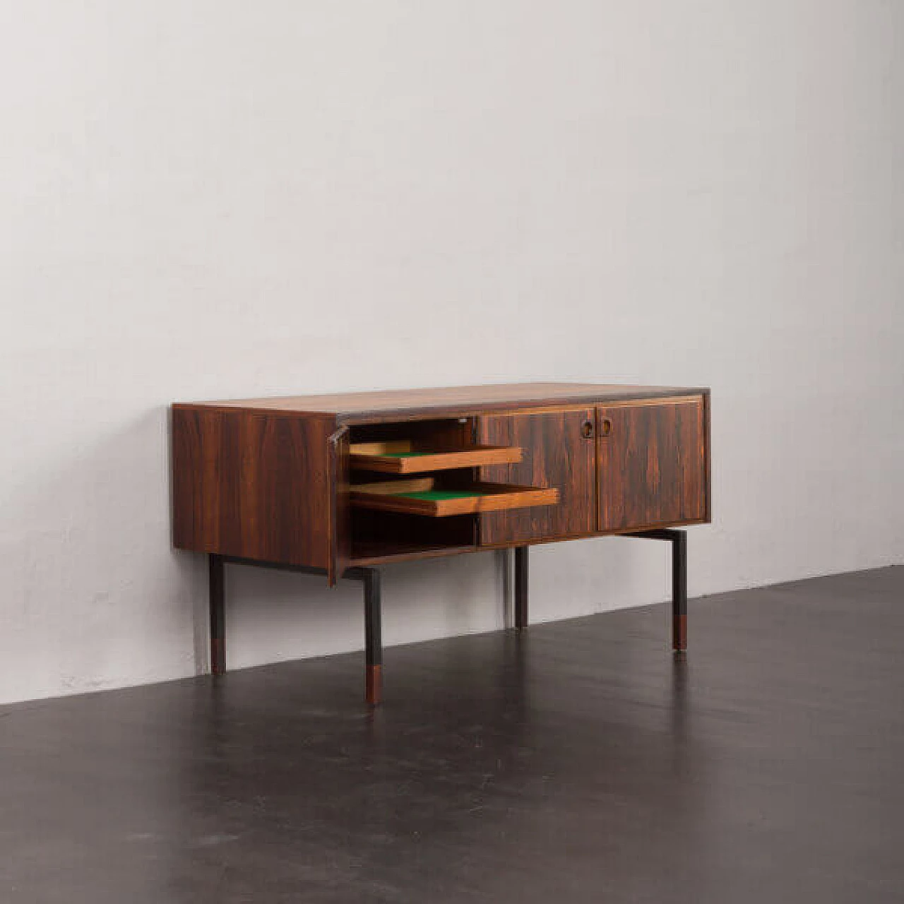 Danish rosewood sideboard or console by Svend Ellekær, 1960s 3