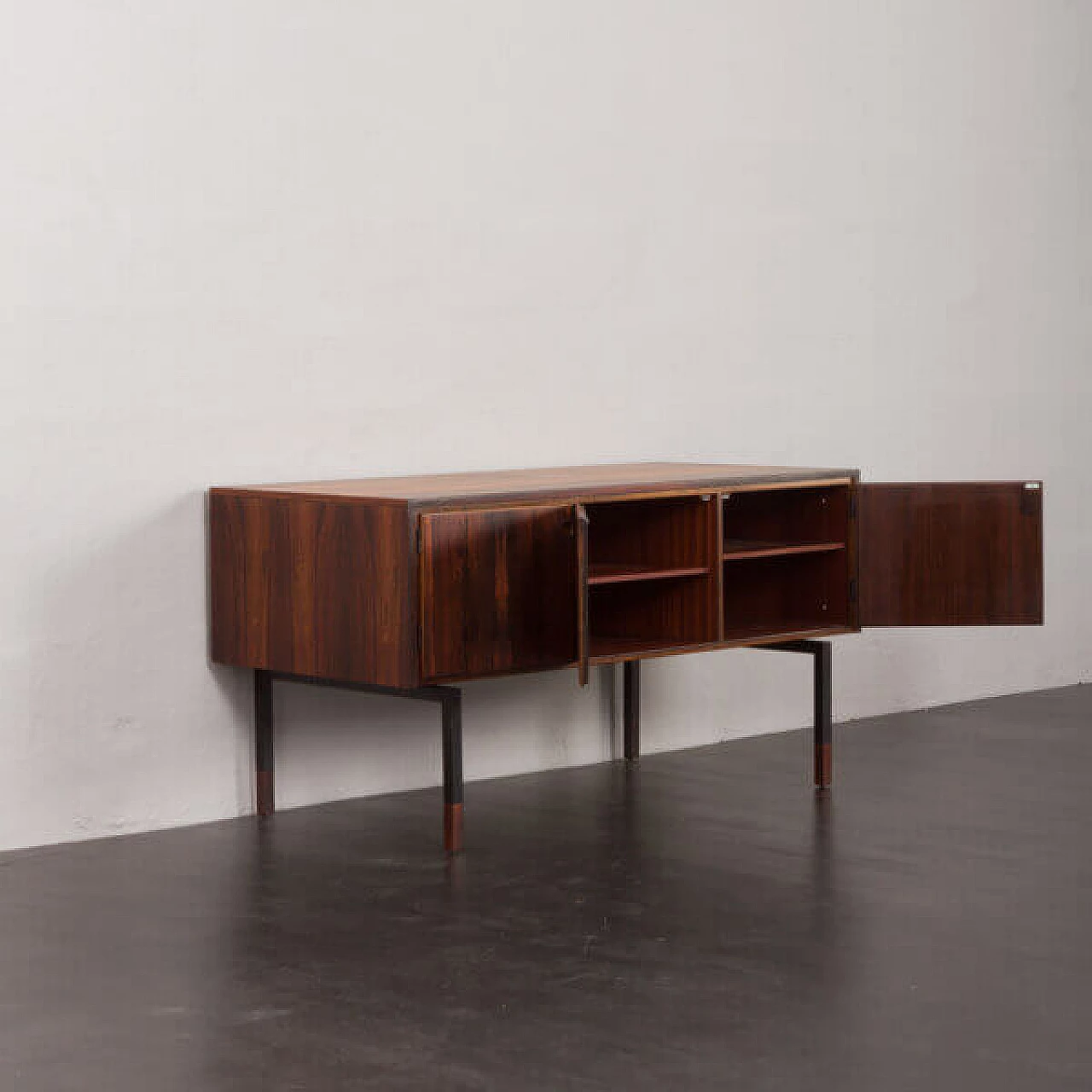 Danish rosewood sideboard or console by Svend Ellekær, 1960s 4