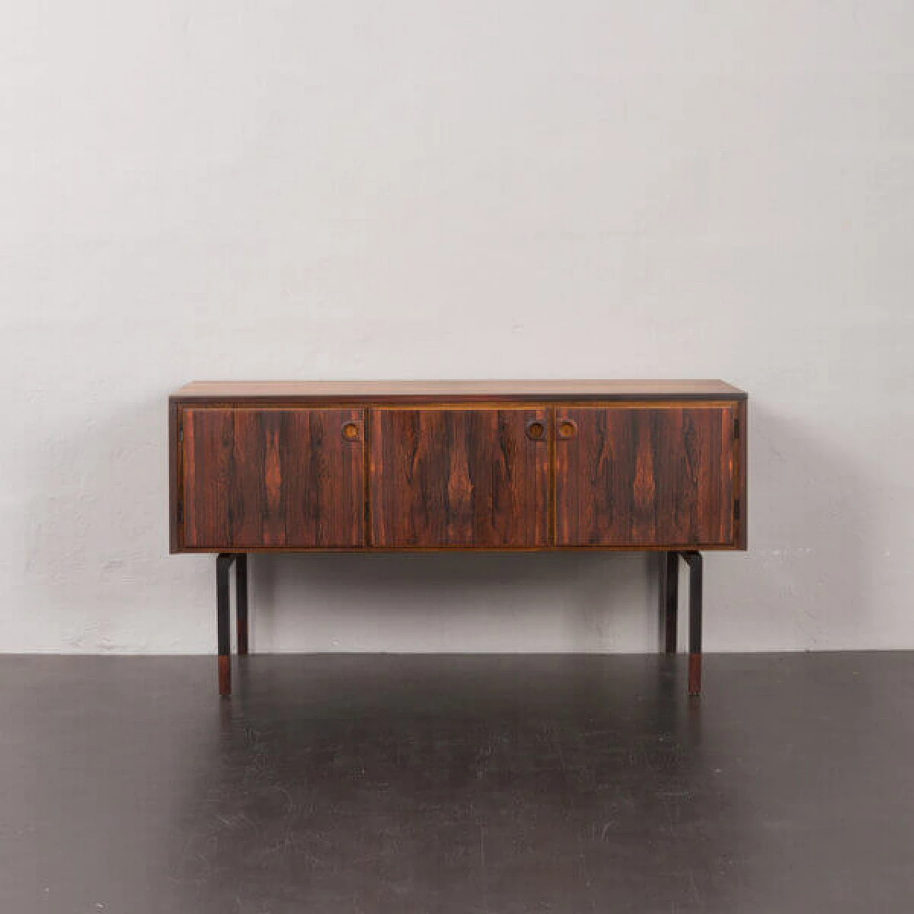 Danish rosewood sideboard or console by Svend Ellekær, 1960s 7