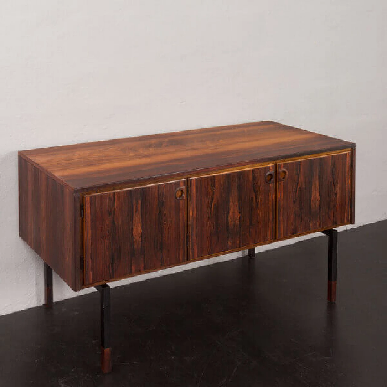 Danish rosewood sideboard or console by Svend Ellekær, 1960s 8