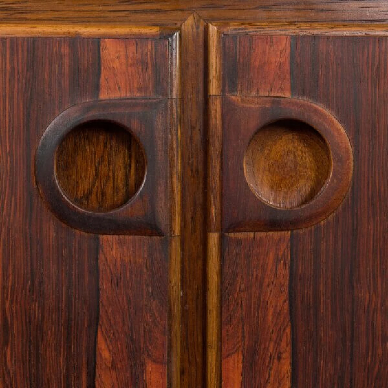 Danish rosewood sideboard or console by Svend Ellekær, 1960s 9