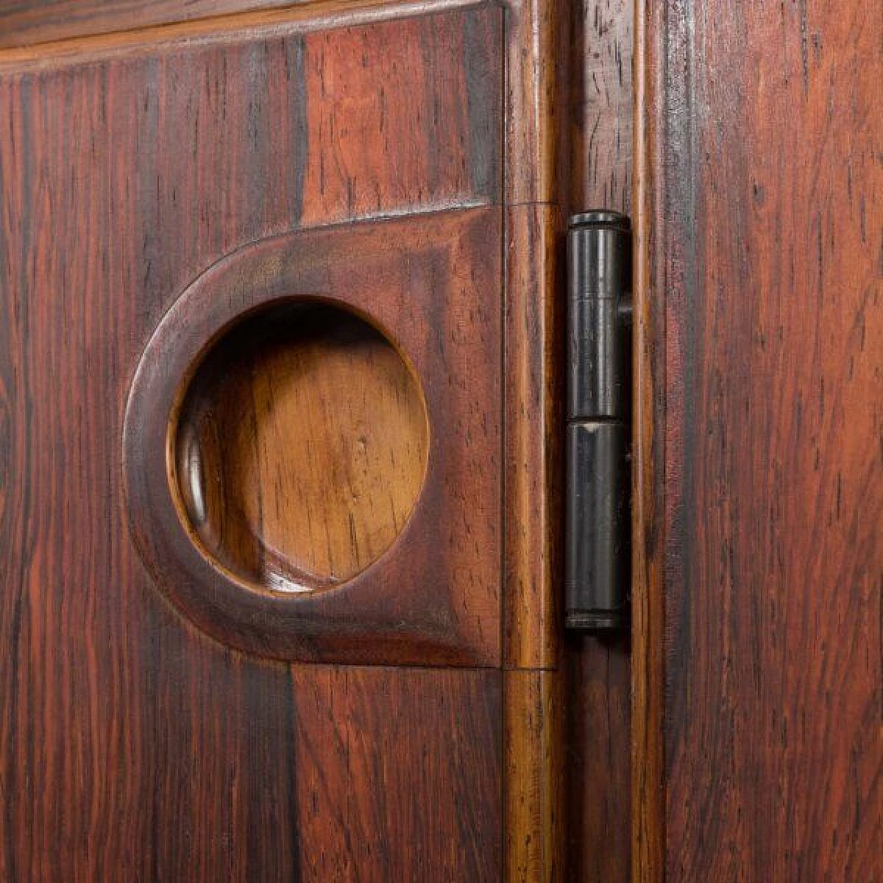 Danish rosewood sideboard or console by Svend Ellekær, 1960s 10