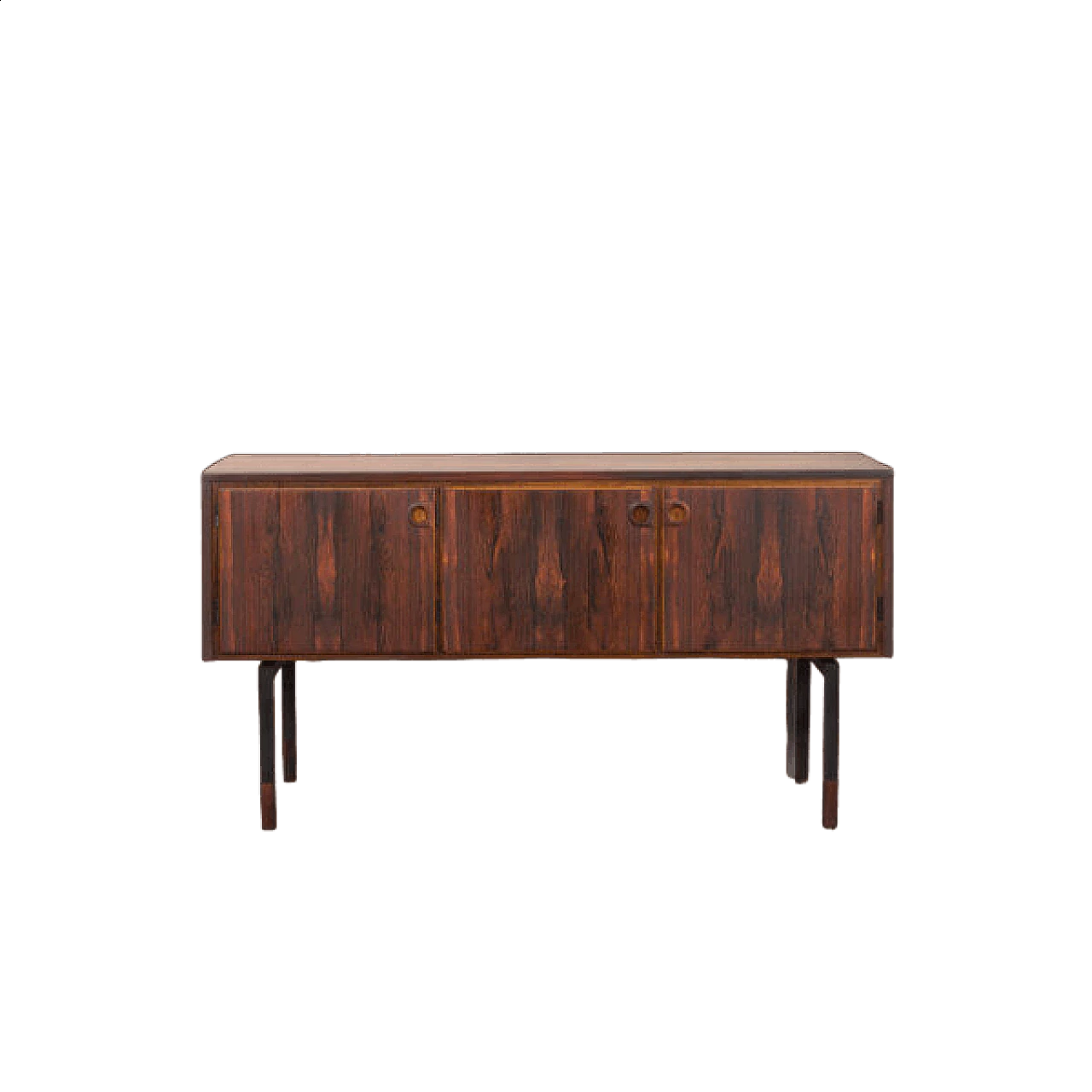 Danish rosewood sideboard or console by Svend Ellekær, 1960s 17