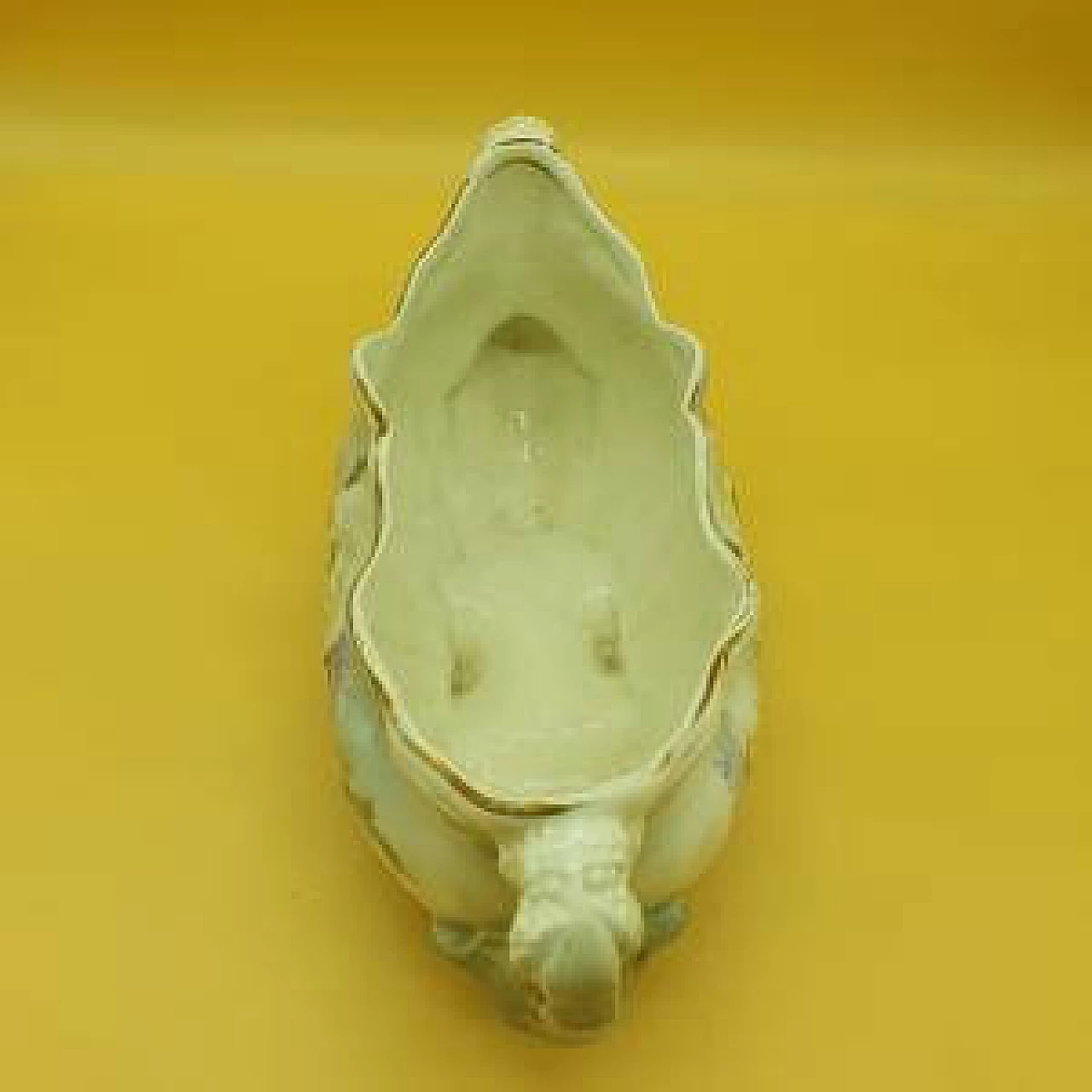 Centrotavola in ceramica a due anse, metà '900 3