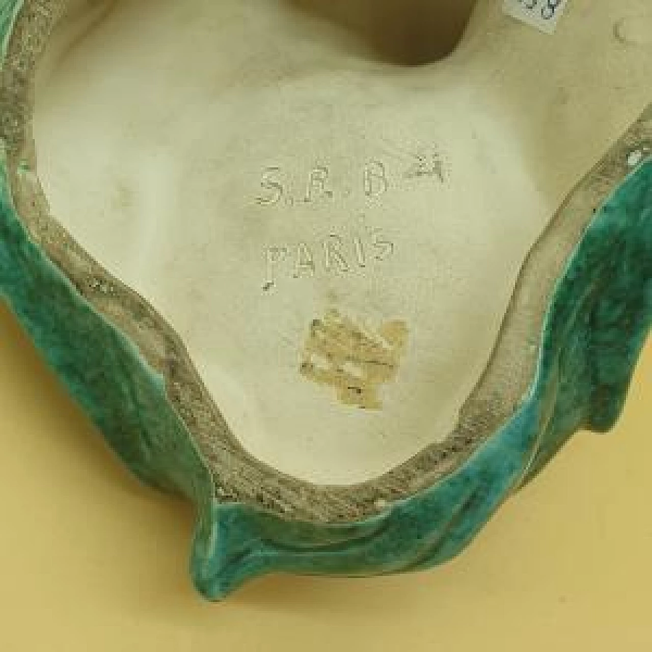 Posacenere a pappagallo in ceramica, metà '900 4