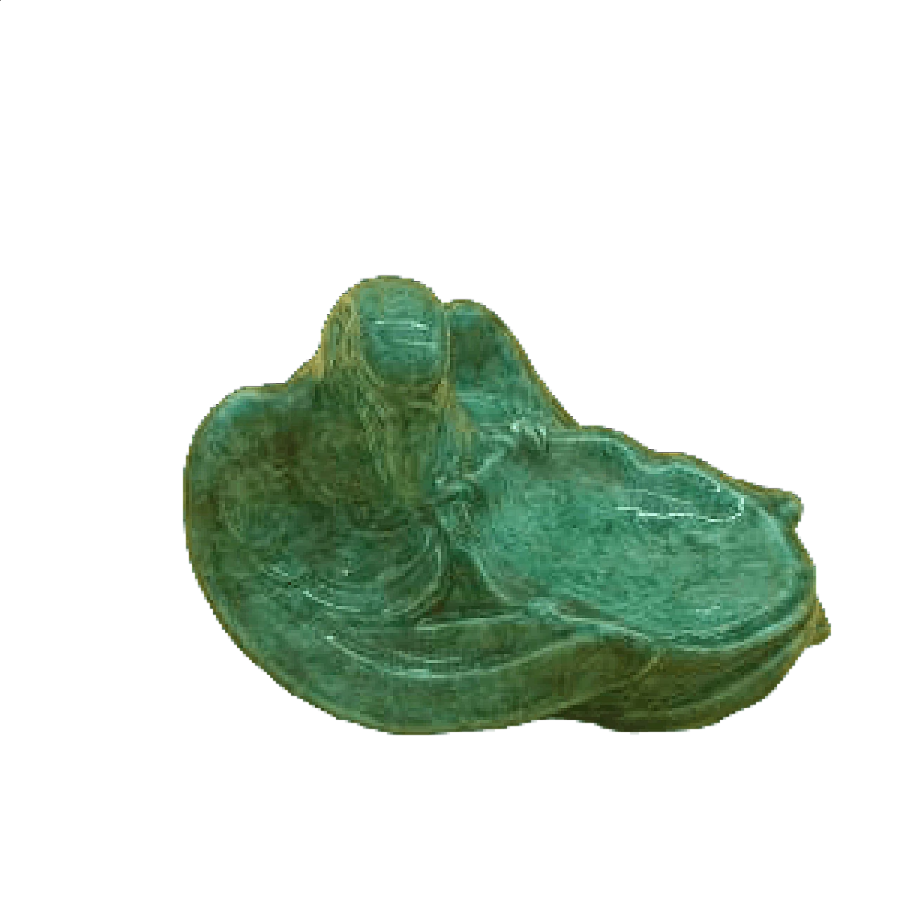 Posacenere a pappagallo in ceramica, metà '900 5