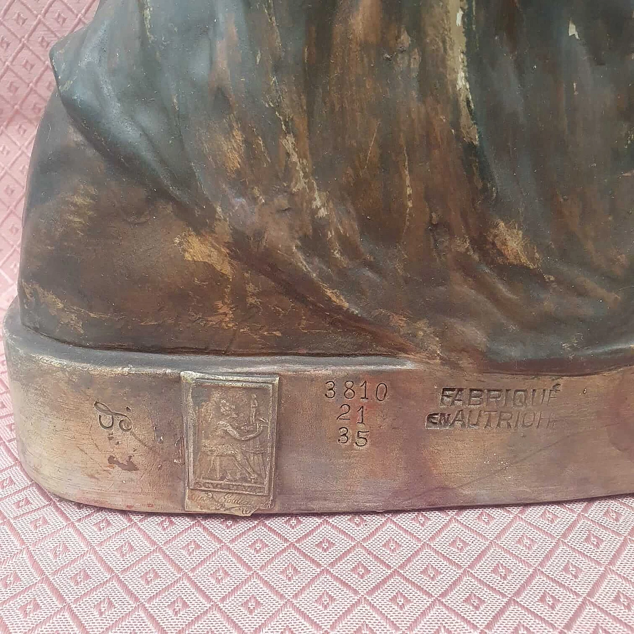 Mezzo busto Goldsheider in terracotta, primo '900 2