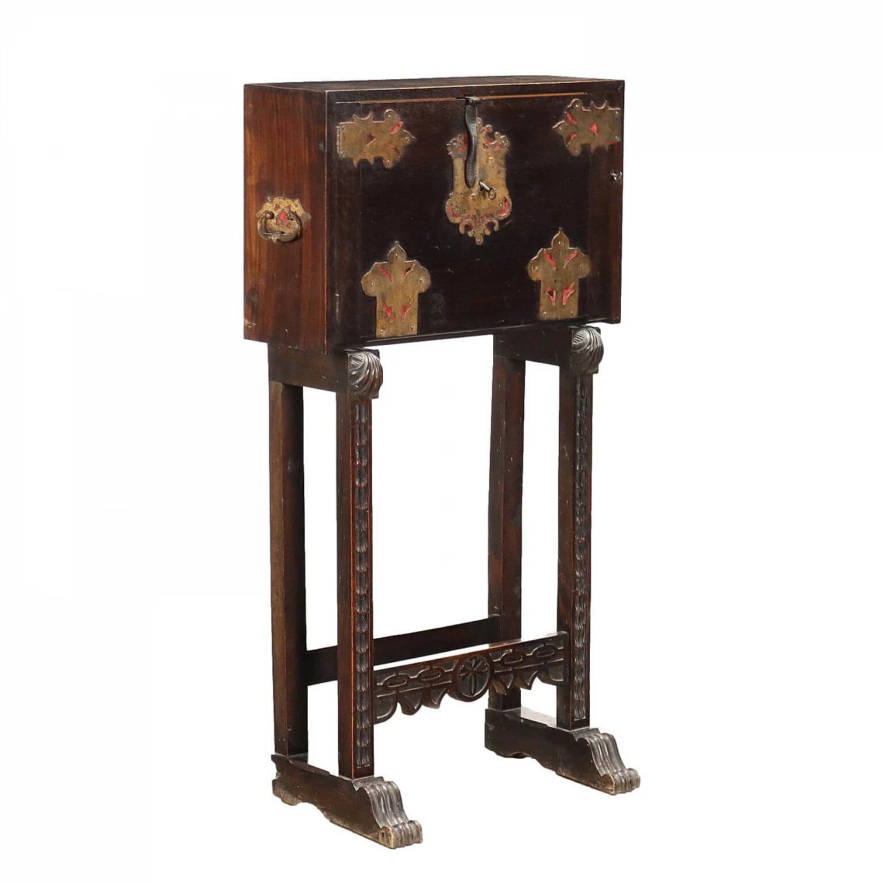Small cabinet in ebonised wood, early 20th century 1