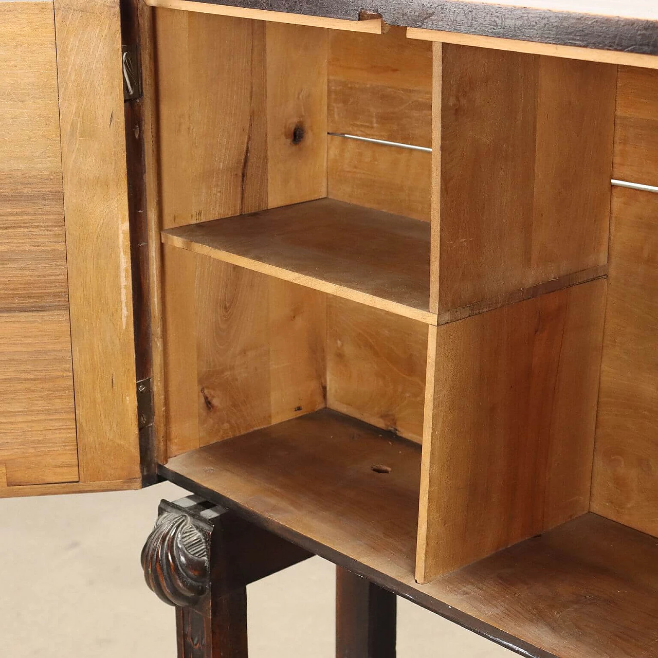 Small cabinet in ebonised wood, early 20th century 4