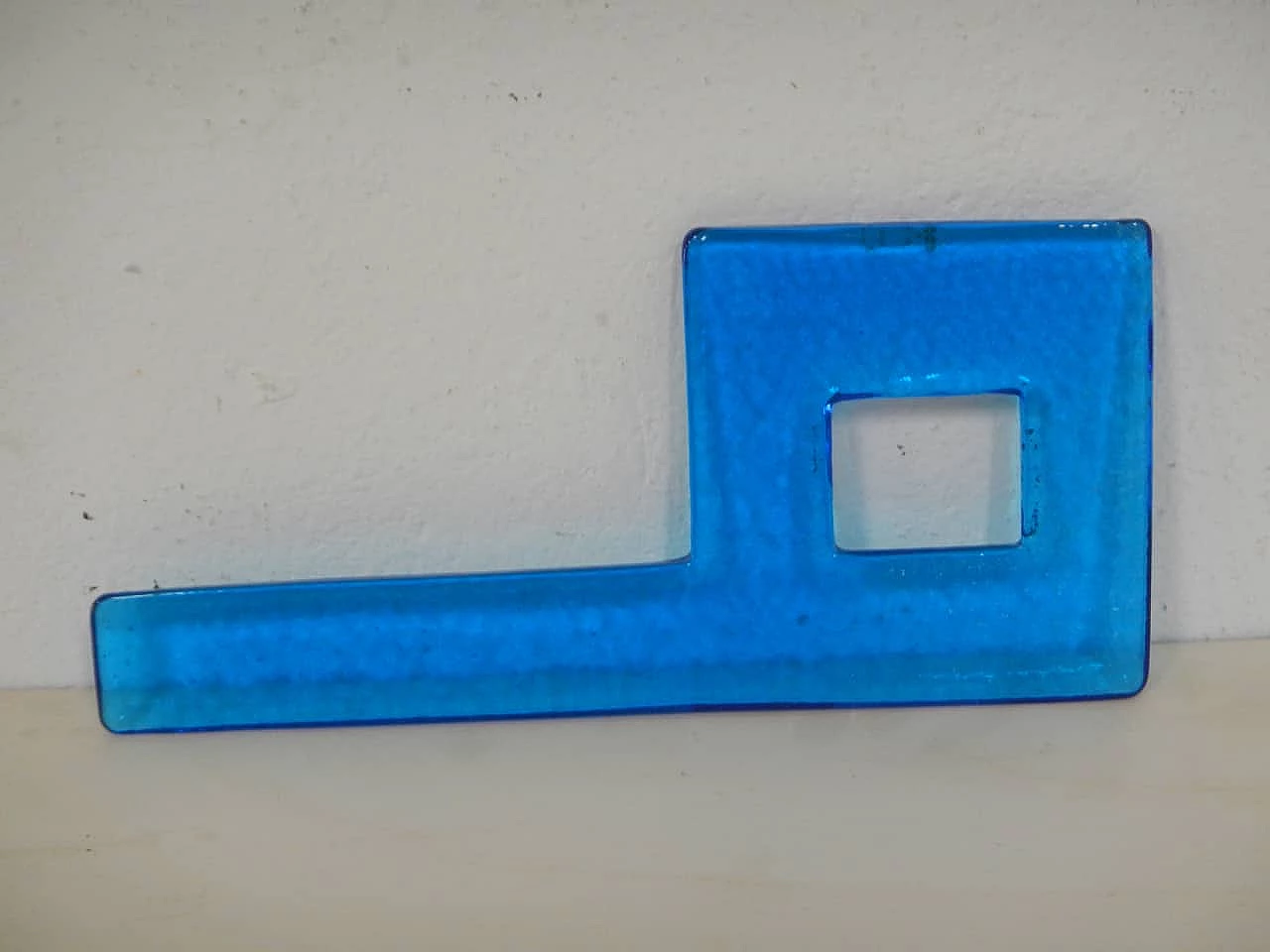 Glass letter P, 1980s 3