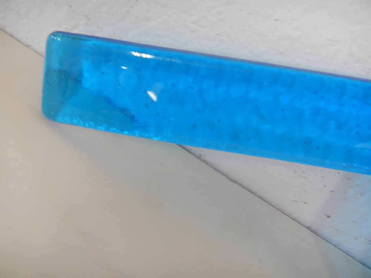 Glass letter P, 1980s 6