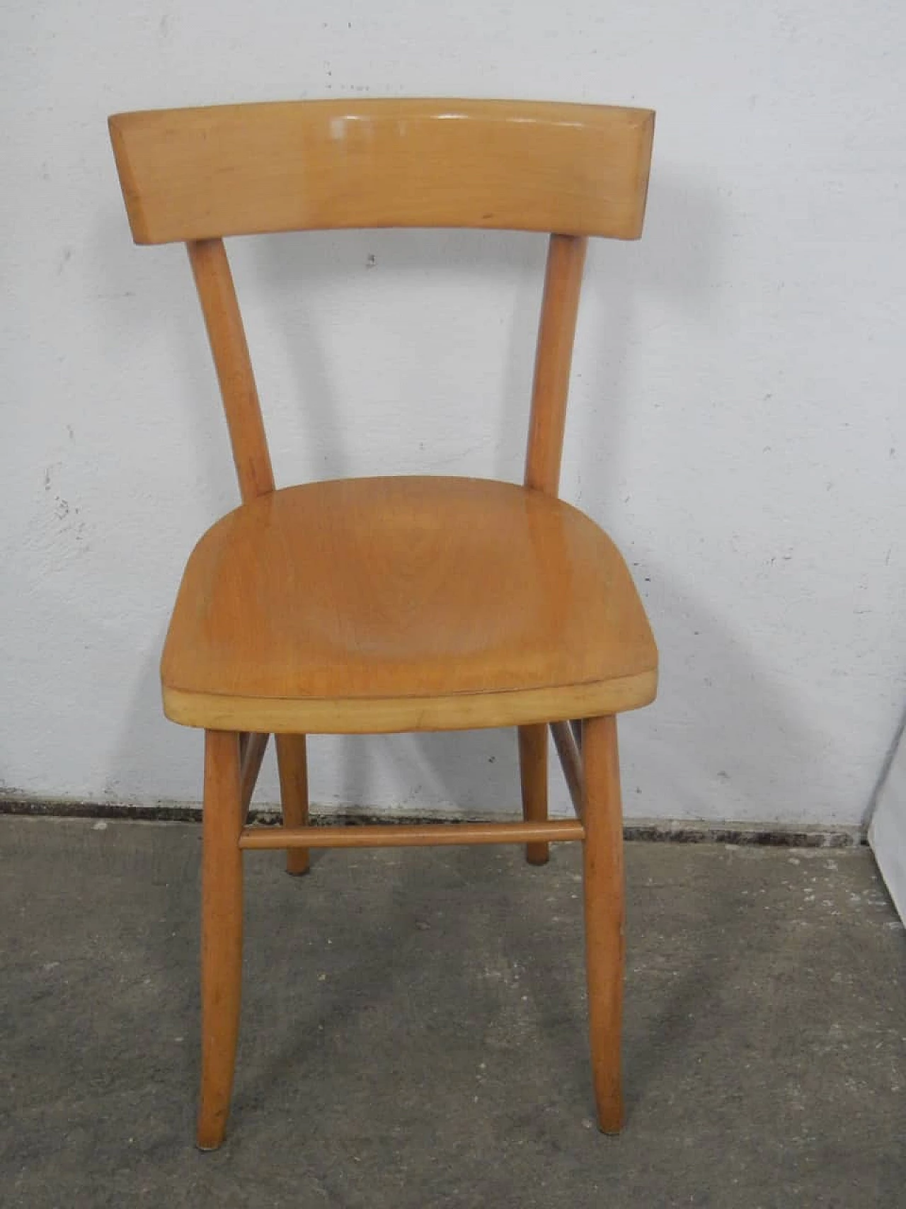 8 Beech chairs, 1950s 6