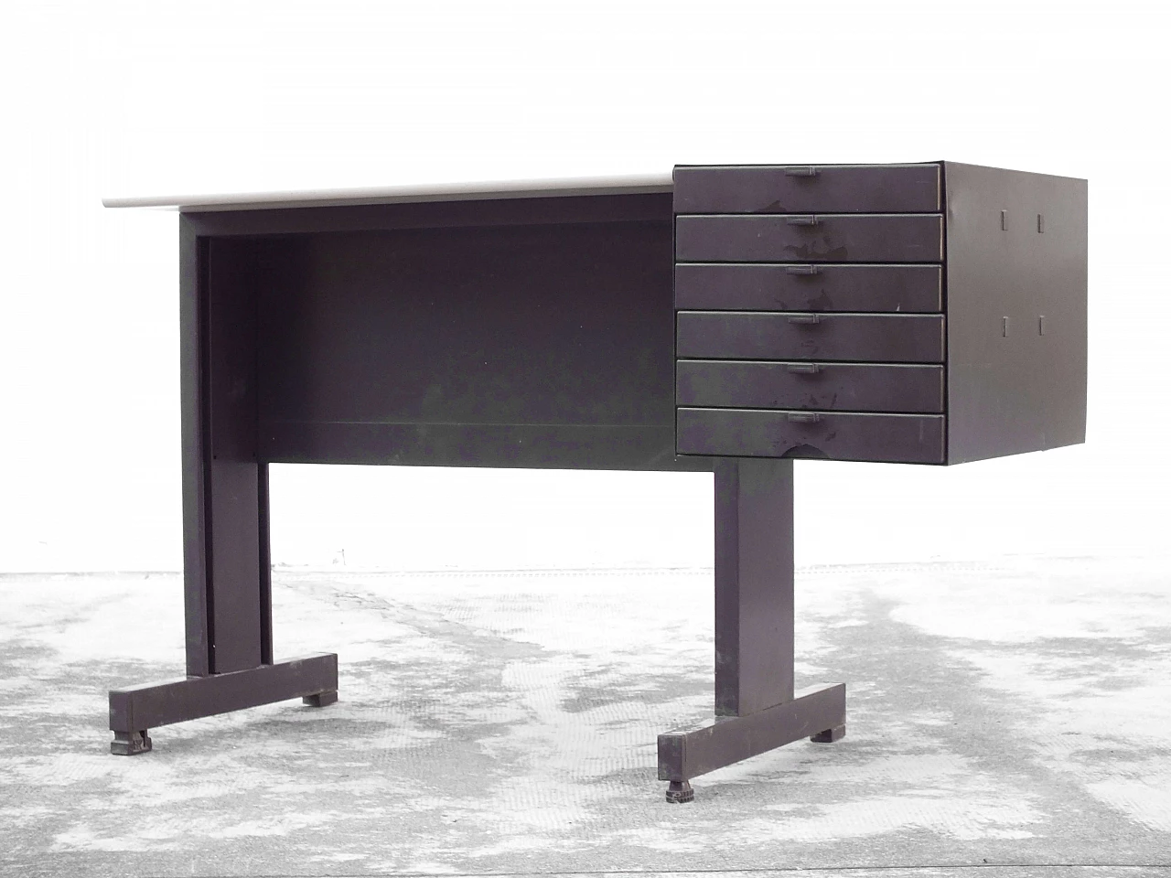Synthesis desk with drawers by Ettore Sottsass for Olivetti, 1970s 12