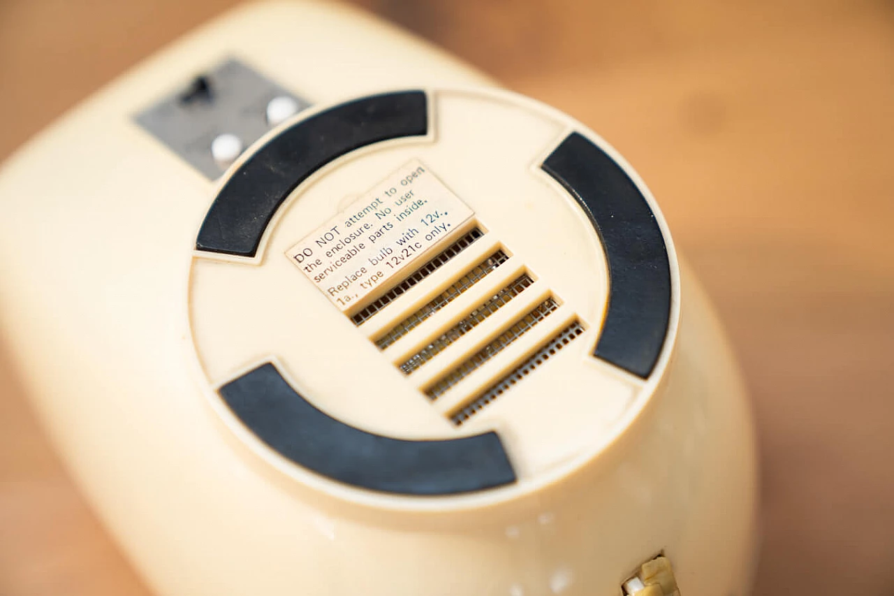 Lampada da tavolo radio-sveglia regolabile, anni '70 9