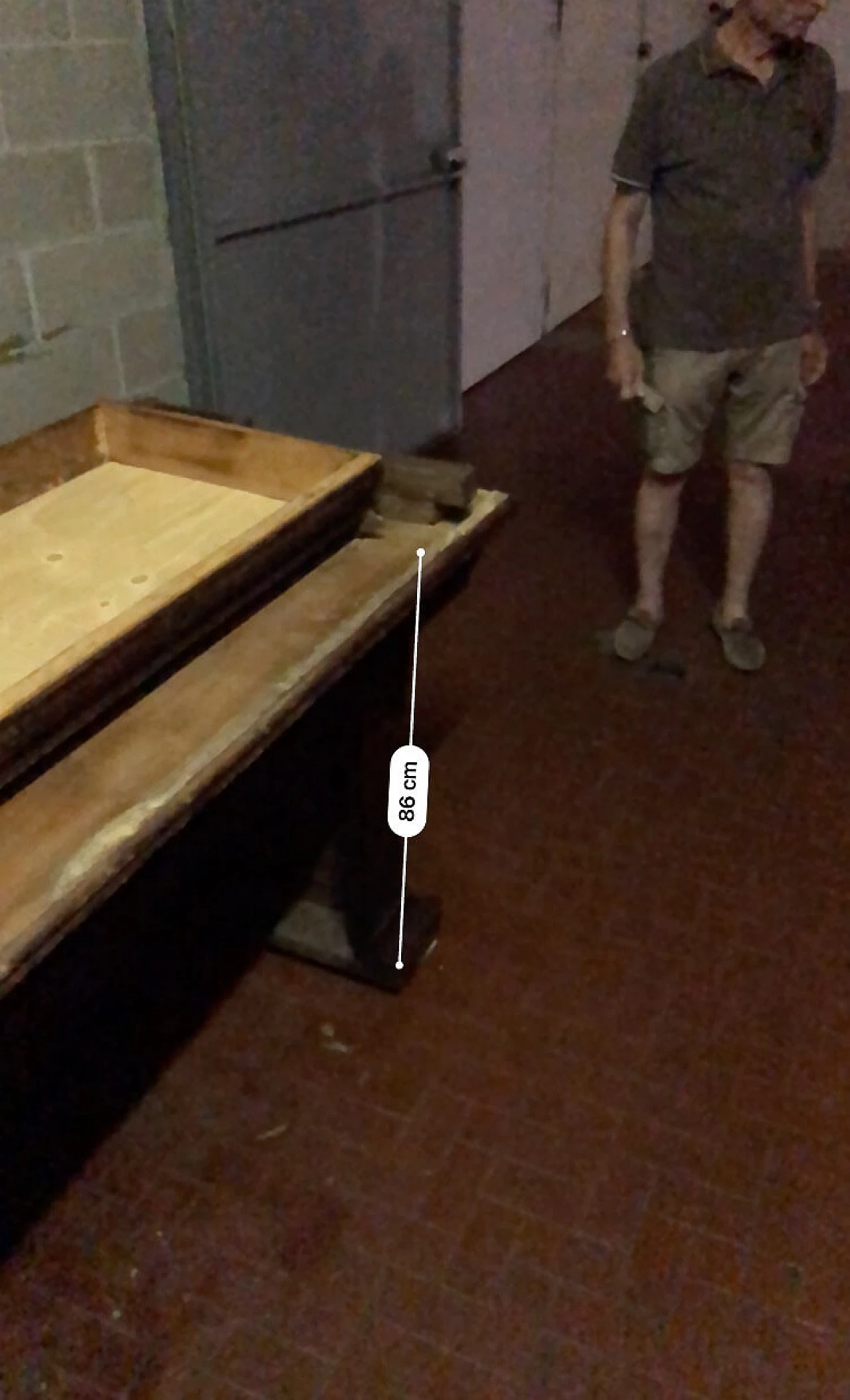 Bancone in mogano e pioppo con piano in marmo, inizio '900 2